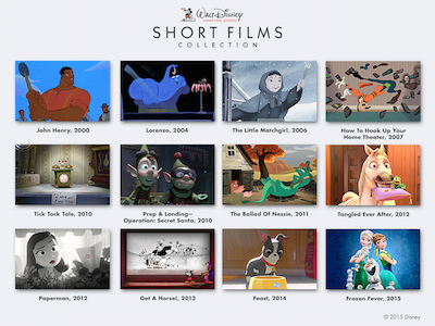 walt disney animation studios short films
