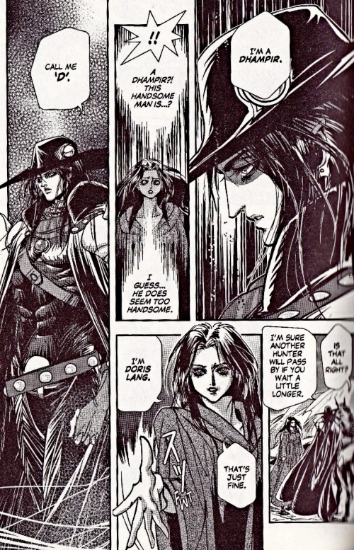 The Manga Test Drive: Review: VAMPIRE HUNTER D